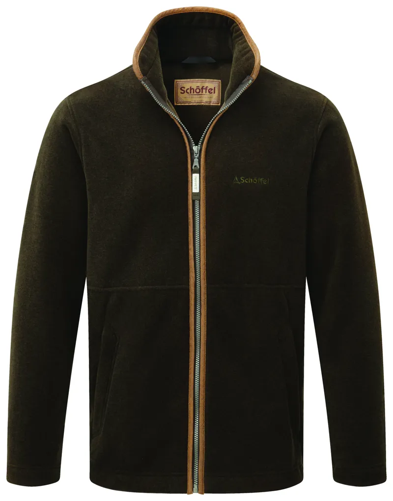 Schoffel Cottesmore Fleece Jacket Dark Olive